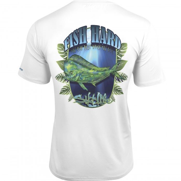 Find the perfect Salt Life Men's Fish Hard SLX T-Shirt Fashion